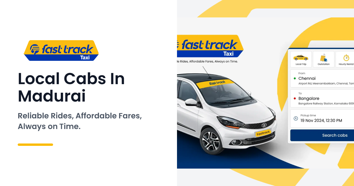 Best Local Cabs in Madurai | FastTrack Cab Services | Fasttrack Call Taxi